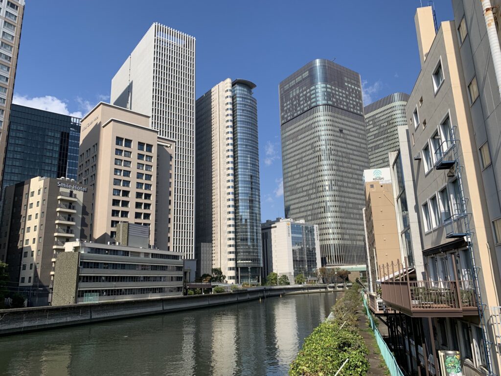 大阪の街並み